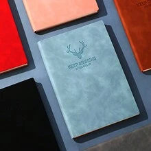 1pc A5 100sheets/200pages Of Creative Patterns: Faux Leather-Bound Journal Notebook For Writing And Journaling