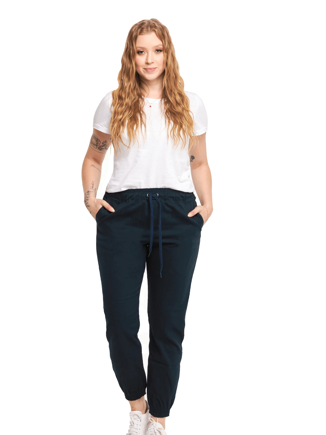 Women Pants - Blue - View 1