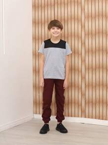 Young Boys T-Shirts - 灰色 - 查看 3
