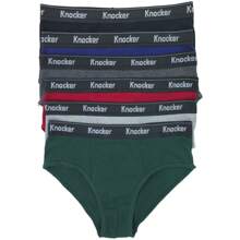 ToBeInStyle Men's Pack Of 3 Or 6 Assorted Color Cotton Briefs - 6 gói các loại không bay - Xem 3