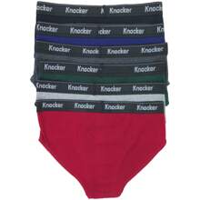 ToBeInStyle Men's Pack Of 3 Or 6 Assorted Color Cotton Briefs - 6 gói các loại không bay - Xem 7