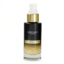 PostQuam Siero Facciale Per Donne 24K Luxury Gold Essence Anti-Rughe Con Effetto Tensore Con Acido Ialuronico E Oro Colloidale - Fornisce Idratazione, Ridensificazione Delle Linee Di Espressione E Luminosità - Siero Adatto A Tutti I Tipi Di Pelle - 30 Ml - Consegna in 3-5 Giorni