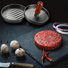 1 Bộ Khuôn Burger Báo Chí 100 Đảng Giấy Tờ Bộ Bánh Hamburger Chống Dính Khuôn Làm Bánh Patty Khuôn Với Giấy Sáp Miễn Phí Patty Tờ - Bạc - Xem 4