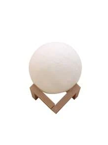 Phòng ngủ Nhà  Đồ trang trí 7-màu Led 3D Mặt trăng Đèn Với giá đỡ , Creative Tay Được Sơn Mặt trăng Ánh sáng & DIY Bộ nguyên liệu Đối với Phát sáng Hành tinh Ánh sáng - trắng - Xem 15