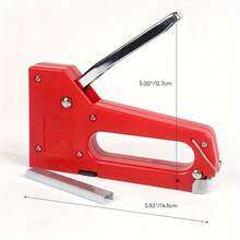 Plastic Upholstery Staple Gun, Durable Staple Gun For Home, Mini Handheld Manual Stapler - one-size - View 2