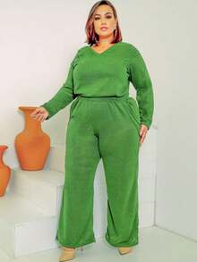 Plus Size Co-Ords - 綠旗 - 查看 4