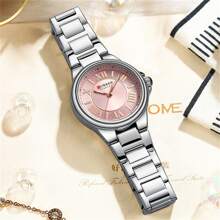CURREN Fashion Women Watch Top Brand Luxury Lady Girl Classic Wristwatch Stainless Steel Bracelet Strap Simple Original Waterproof Elegant Female Clock Gift 9081