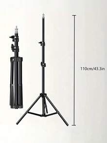 1入自拍環形燈配三腳架，帶靈活手機架的可調式LED燈架，12英寸，適用於工作室閃光攝影、化妝教程、團體自拍和直播