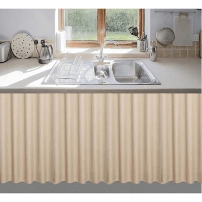 CORTINA 2,80X0,80 PARA PIA DE COZINHA/BALCAO TECIDO OXFORD