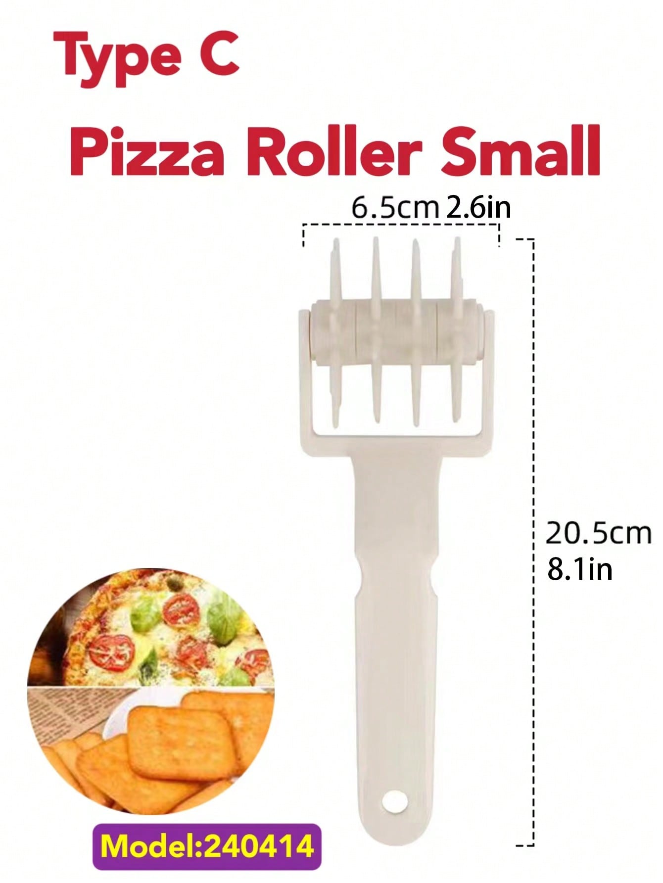 آلة قطع البيتزا PP،عجلة تقطيع البيتزا البيضاء الحد...