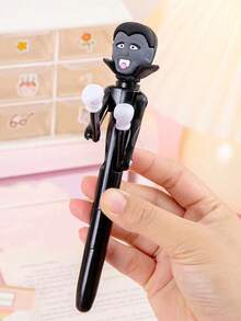 1pc Creative Boxing Ballpoint Pen For Students, Color Random, Funny And Interactive Decompression Blue Ball Pen, Ideal Stationery For Halloween And Christmas - Multicolor - View 11