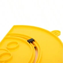 Semi-Circle Ruler ABS Material Profile Multi-Function Measuring Angle Ruler Angle Measuring Ruler - Yellow - View 5