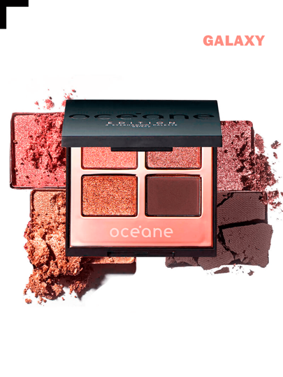 Oceane Edition 4 Eyeshadow Pallete 4,5g (Paleta de Sombras Com Tons Sofisticados E Versáteis)