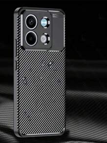 Case For Poco M6 Pro 4g Carbon Case - Black - View 5
