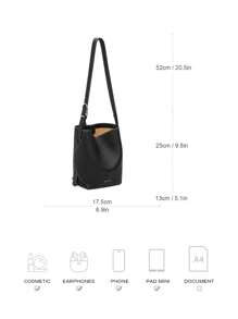 FIEDLE&SISSI 高品质4A头层TOGO牛皮手提包配礼盒，大容量设计真皮手提包，可调节长肩带，内有小包的斜挎包，单肩包，百搭日常用包，经典优质女士包，FIEDLESISSI、FIEDLE、SISSI 时尚品牌。