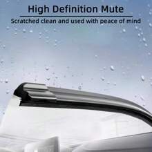 1pc Car Windshield Wiper Blade U-Shaped Universal Soft Rubber Frameless And Unsupported Car Wiper 14 "16" 18 "19" 20 "21" 22 "24" 26 "Car Accessories