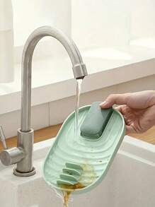 1pc, Foldable Kitchen Organizer: Spatula/Spoon Rest, Pot Lid Holder, And Tableware Storage Rack - Save Space And Keep Your Kitchen Tidy