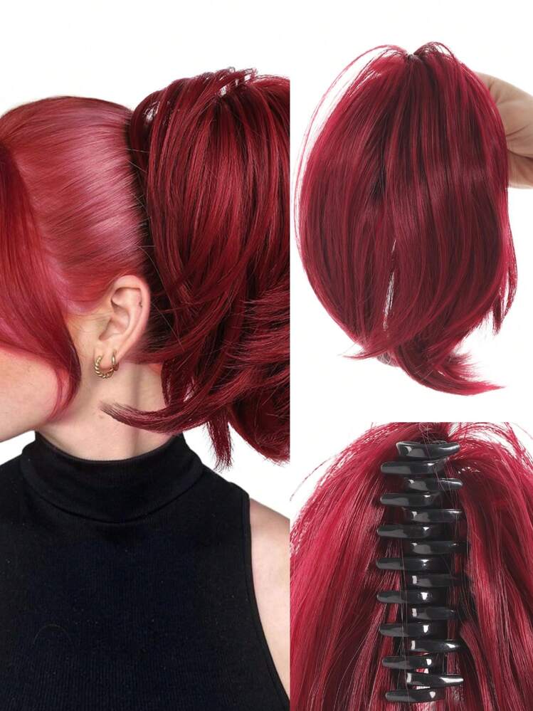 Ponytail extension red sale