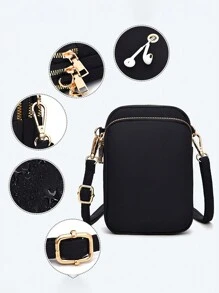 Women's Multi-Layer Crossbody Phone Bag - Fashionable And Convenient Daily Shoulder Bag - Multicolor - View 3