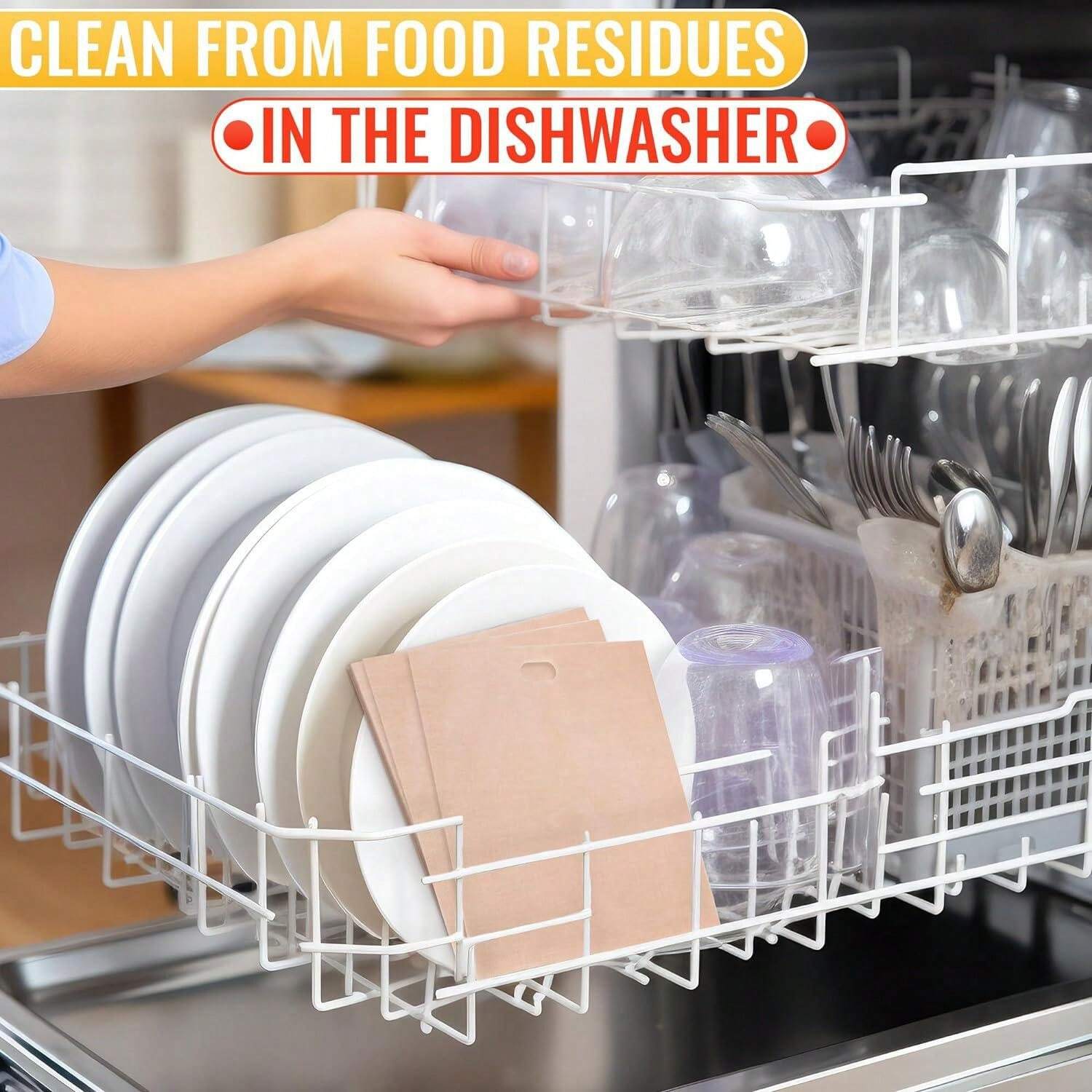 Set Of 4 Reusable & NonStick Bread Toaster Bags, Coated With Teflon