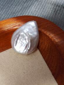 1 Piece White Faux Pearl Loose Beads For Necklace Or Bracelet Making