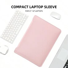 1 件笔记本电脑保护袋，13/14/15/16 英寸，粉色，适用于 MacBook Air Pro HP 的笔记本电脑包，电脑包配件，笔记本电脑包，便携式笔记本电脑内胆包 - 粉色 - 查看 5