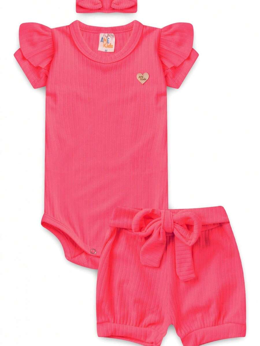 Ame Kids Baby Girls Sets - Hot Pink - View 1