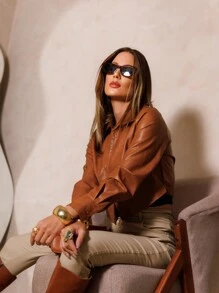 ACME MADE IN CHINA Women Jackets - Marrón - View 6