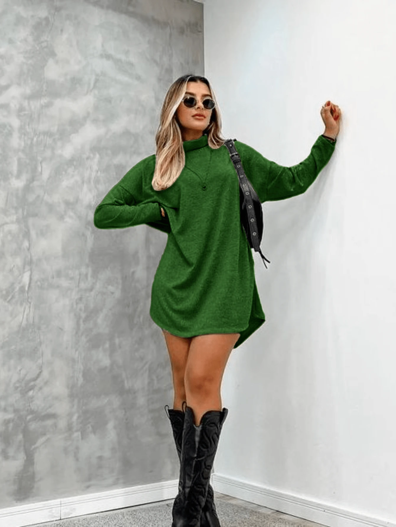 Women Dresses - 軍綠色 - 查看 1