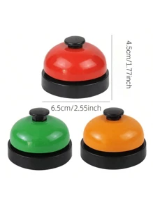 1pc Handheld Call Bell, Game Buzzer, Table Desk Bell, Pet Training Tool,Adult Party Games Suitable For Halloween/Christmas/Thanksgiving