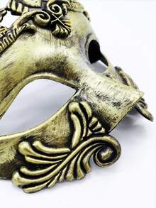 Masquerade Mask For Men In Gold Roman Greek Style Costume Mask Venetian Party Mask Carnival Mask Role Play Party Mask Sports Game Cheer Mask - Gold - View 3