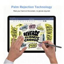 Pluma Lapiz Optical Stylus For iPad Tablet Android iPhone - Negro - Ver 5