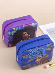 1 Pc Large Capacity PU Leather Waterproof Fashion Design Full Printed Lady Makeup Bag Toiletry Bag Travel Cosmetic Bag Makeup Pouch Versatile Zipper Pouch For Women Bag, Room Decor, Bags, Makeup Bag, Travel, Make Up Bag, Travel Essentials, Organizer, Storage, Travel Essential, Makeup Organizer, Makeup Bag, Toiletry Bag, Desk Organiser, Cosmetic Bag, Makeup Bag Make Up Pouch, Make Up Bags, Makeup Bag, Travel, Makeup Pouch, Bag, Make Up Pouch, Travel Essentials, Makeup Bags, Travel Essential, Small Makeup Bag,Makeup Pouch,Cosmetic Bag,Travel Essential,Large Capacity,Large Makeup Bag,Christmas Gifts,Pouch,Travel,Gifts For Women,Women's Necessaire,Travel Essential,Pouch,Clutch / Small Handbag,Necessaire,Makeup Organizer,Makeup Organize,Pouch,Brush Holder,Mini Pouch,Large Capacity Pouch,Gifts For Women,Christmas Gifts,Gift Ideas For Women