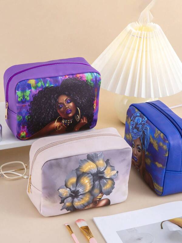 1 Pc Large Capacity PU Leather Waterproof Fashion Design Full Printed Lady Makeup Bag Toiletry Bag Travel Cosmetic Bag Makeup Pouch Versatile Zipper Pouch For Women Bag, Room Decor, Bags, Makeup Bag, Travel, Make Up Bag, Travel Essentials, Organizer, Storage, Travel Essential, Makeup Organizer, Makeup Bag, Toiletry Bag, Desk Organiser, Cosmetic Bag, Makeup Bag Make Up Pouch, Make Up Bags, Makeup Bag, Travel, Makeup Pouch, Bag, Make Up Pouch, Travel Essentials, Makeup Bags, Travel Essential, Small Makeup Bag,Makeup Pouch,Cosmetic Bag,Travel Essential,Large Capacity,Large Makeup Bag,Christmas Gifts,Pouch,Travel,Gifts For Women,Women's Necessaire,Travel Essential,Pouch,Clutch / Small Handbag,Necessaire,Makeup Organizer,Makeup Organize,Pouch,Brush Holder,Mini Pouch,Large Capacity Pouch