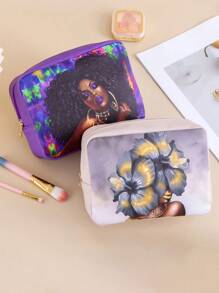 1 Pc Large Capacity PU Leather Waterproof Fashion Design Full Printed Lady Makeup Bag Toiletry Bag Travel Cosmetic Bag Makeup Pouch Versatile Zipper Pouch For Women Bag, Room Decor, Bags, Makeup Bag, Travel, Make Up Bag, Travel Essentials, Organizer, Storage, Travel Essential, Makeup Organizer, Makeup Bag, Toiletry Bag, Desk Organiser, Cosmetic Bag, Makeup Bag Make Up Pouch, Make Up Bags, Makeup Bag, Travel, Makeup Pouch, Bag, Make Up Pouch, Travel Essentials, Makeup Bags, Travel Essential, Small Makeup Bag,Makeup Pouch,Cosmetic Bag,Travel Essential,Large Capacity,Large Makeup Bag,Christmas Gifts,Pouch,Travel,Gifts For Women,Women's Necessaire,Travel Essential,Pouch,Clutch / Small Handbag,Necessaire,Makeup Organizer,Makeup Organize,Pouch,Brush Holder,Mini Pouch,Large Capacity Pouch,Gifts For Women,Christmas Gifts,Gift Ideas For Women