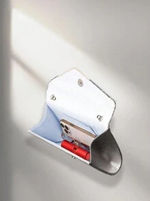 閃爍，魅力，優雅，精緻，安靜的奢華亮片，時尚，豪華，閃亮金屬門襟鏈亮片方形包，完美的新娘手袋，適用於婚禮，舞會和派對活動晚宴包，派對女孩，女人的晚餐包