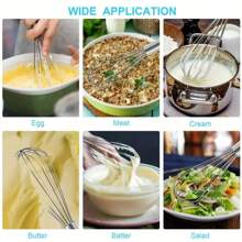 1pc Stainless Steel Multifunctional Manual Egg Beater, Cream & Egg White Whisk, Handheld Mixer, Small Kitchen Baking Tool