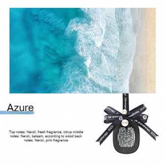 Car Air Freshener Fragrance Pendant, Vehicle High-End Long-Lasting Fragrance Decor With Bowknot And Pearl
