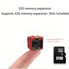 1入組迷你攝影機，紅色Wi-Fi攝像機無線智能高清攝像機家用戶外安全攝像機紅色多功能攝影機WiFi遠程監控1入組家用WiFi監控攝像機戶外高清運動攝像機戶外便攜多功能DV攝像機 - 紅色 - 查看 4