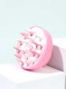 1pc Pure Silicone Hair Scalp Massager Shampoo Brush For Women With Long Hair, Circular Soft Silicone Massage Shampoo Brush With Handle, 2-In-1 Dry/Wet Manual Head Massager Bath Use Scalp Massager, Massage Hair Washing Brush, Gifts For Girls, Hair Brush/Hair Comb,Back To School,Travel Holiday Essentials,Hair Accessories For Women,Hair Brush,Slick Back Brush,Styling Brush,Curly Hair Brush,Edge Brush,Hair Comb,Brush Hair,Hair Brush Set,Comb Hair,Comb For Curls,Detangling Brush,Hair Brush For Women,Hair,Travel,Hair Products,Hair Tools,Hair Stuff,Barber,Barber Accessories,Barbershop,Hairdressing Equipment - Multicolor - View 11