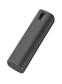 1 pieza Set de botella rociadora limpiadora de pantalla de microfibra 2 en 1 - Mantén limpio tu teléfono móvil, tableta y gafas