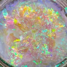 Fairy Aurora 幻彩變色閃粉 1 瓶 Chroma Flake 超薄多色亮片，適用於美甲藝術 - 粉色 - 查看 4