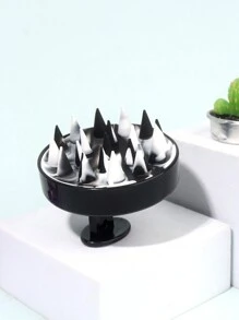 1pc Pure Silicone Hair Scalp Massager Shampoo Brush For Women With Long Hair, Circular Soft Silicone Massage Shampoo Brush With Handle, 2-In-1 Dry/Wet Manual Head Massager Bath Use Scalp Massager, Massage Hair Washing Brush, Gifts For Girls, Hair Brush/Hair Comb,Back To School,Travel Holiday Essentials,Hair Accessories For Women,Hair Brush,Slick Back Brush,Styling Brush,Curly Hair Brush,Edge Brush,Hair Comb,Brush Hair,Hair Brush Set,Comb Hair,Comb For Curls,Detangling Brush,Hair Brush For Women,Hair,Travel,Hair Products,Hair Tools,Hair Stuff,Barber,Barber Accessories,Barbershop,Hairdressing Equipment - Multicolor - View 9