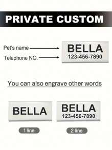 Collar personalizado reflectante para gatos, con hebilla desmontable, campana y estampado de pata, adecuado para gatos machos y hembras pequeños y medianos - verde menta - Ver 5