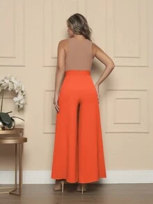 Women Pants - Orange - View 2