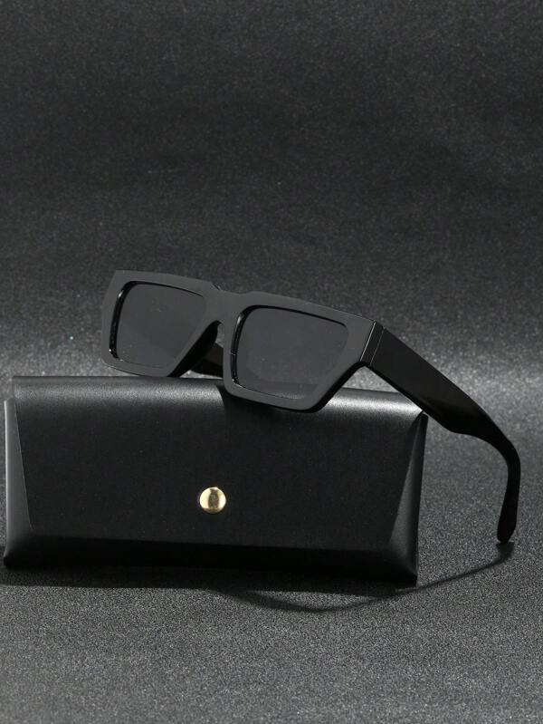 POLASUP 1 pieza Gafas de sol para hombre con montura de bisagra de cobre, lente de policarbonato resistente a explosiones, estilo retro de moda, protección UV, a prueba de rayos, viene con cuerda para gafas, estuche y paño de limpieza. Adecuado para todo tipo de actividades al aire libre como viajes, conducción, pesca, camping, ciclismo, running, uso casual o de vacaciones en la playa.