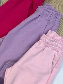 Young Girls Pants - 紫丁香色 - 查看 11