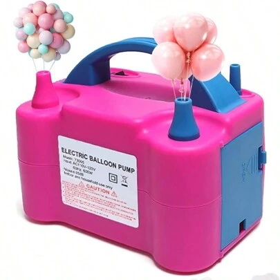 משאבת בלון חשמלית ניידת, מתנפח חשמלי לבלונים, מכונת ניפוח לחסכון בזמן לקישוט מסיבה