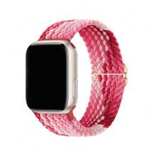 Correas ajustables y elásticas trenzadas compatibles con la banda del Apple Watch de 38 mm, 40 mm, 41 mm, 42 mm, 44 mm, 45 mm, 46 mm, 49 mm para mujeres y hombres, brazaletes elásticos de nylon para deporte para Series Ultra 3/2/1, 10, 9, 8, 7, 6, 5, 4, 3, 2, 1, SE como regalo para estudiantes que regresan a la escuela