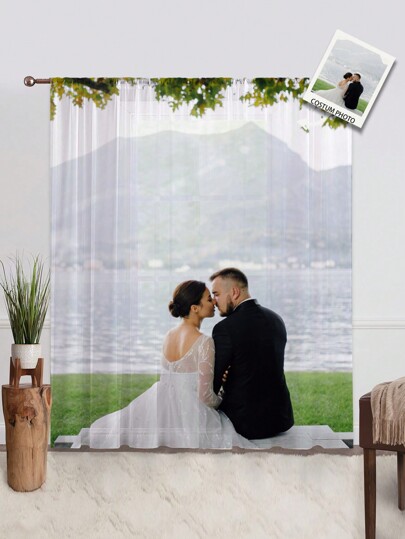 1pc Custom Photo Curtains, Personalized Curtains With Photo And Text, Curtains Photo Collage, Custom Dog Curtains, Personalized Dog Curtainss, Personalized Throws Curtains, Dog Picture Curtains, Collage Curtains, Best Friend Photo Curtains, Cozy Curtains, Family Photo Gift, Wedding Gift, Birthday Gifts, Mother's Day Gift, Father's Day Gift, Gift For Mom/Dad, Gift For Friend, Gift For Her